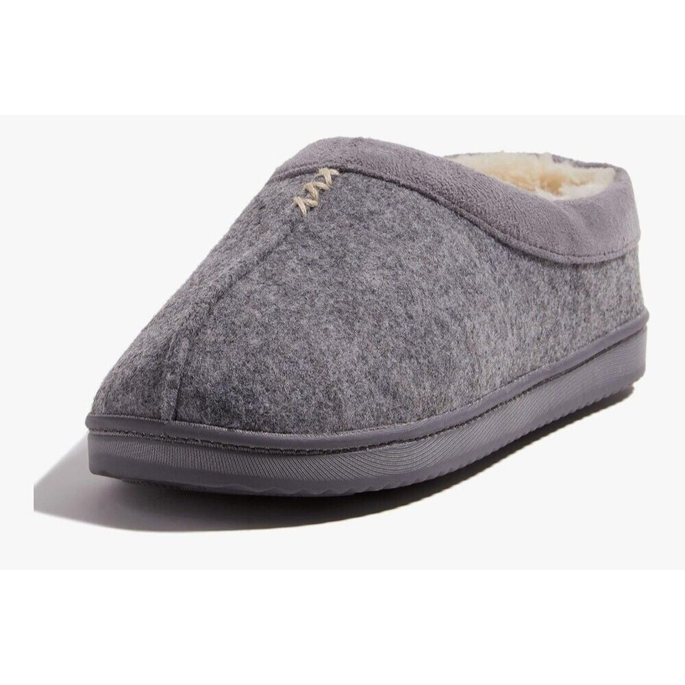 Women’s Dearfoams Indoor Outdoor Memory Foam Clog Slippers Small 5/6 GREY NEW - Picture 8 of 8